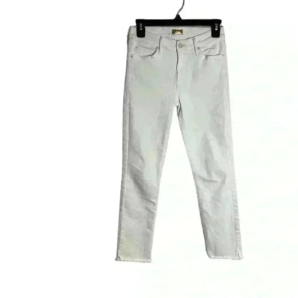 Mother Denim The Rascal Ankle Snippet Skinny Jeans Size 25 Whipping the Cream